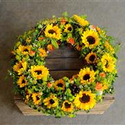 A Sunflower Wreath
