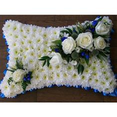 Rose Spray Funeral Pillow